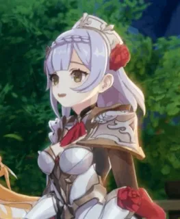 😍 2a4b51c8 Noelle Genshin Impact anime, video game, maid, cute, waifu telegram sticker