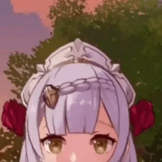 😶 512f3563 Noelle Genshin Impact anime, video game, character, maid, kawaii, cute telegram sticker