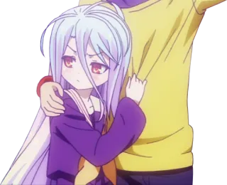 😒 8ab387bc Shiro No Game No Life Anime, Shiro, No Game No Life, Manga telegram sticker