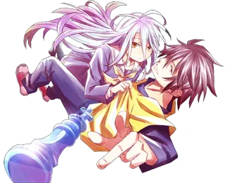 😏 f84fabbd Shiro No Game No Life anime, shiro, no game no life, schach, fantasy telegram sticker