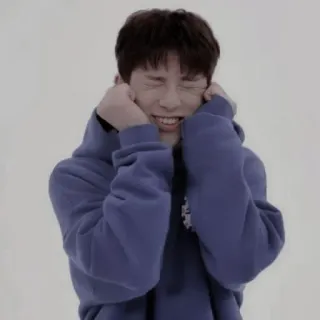 🐮 cda0121b persona, felpa con cappuccio, espressione, emozione, felice whatsapp sticker