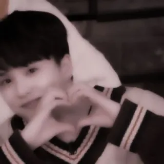 🤖 54d3a08e человек, сердце, любовь, сердечко пальцами, корейский telegram sticker