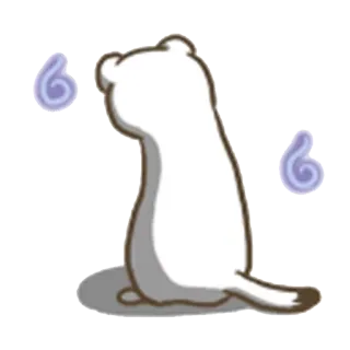 ☹ f7442e9a triste, piangere, animale, gatto, cartone animato, adesivo whatsapp sticker