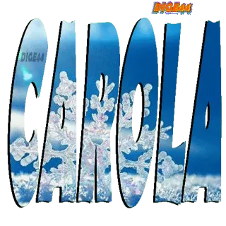 🙃 ac19292c CAMILA Имя, Камила, персонализированный, снежинки, зима whatsapp sticker