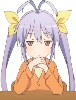 Non Non Biyori - @bourros whatsapp stickers