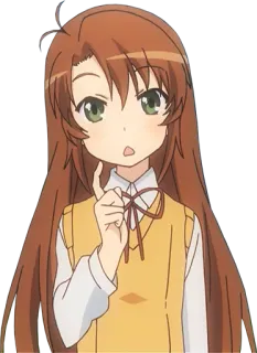 🤔 275d1d06 Anime, Fille, Personnage, Dessin animé telegram sticker