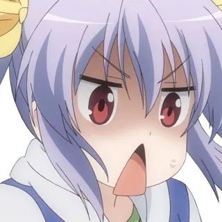 😱 2ee8a8e0 Anime, Dessin animé, En colère, Choqué, Expression, Mignon telegram sticker