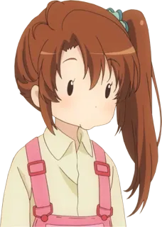 😶 8204b8f9 Anime, Fille, Dessin animé, Personnage, Féminin, Mignon telegram sticker