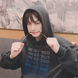 🐝 1c0ddf3f GOOD FOR YOU hoodie, fashion, portrait, man, sunglasses whatsapp sticker