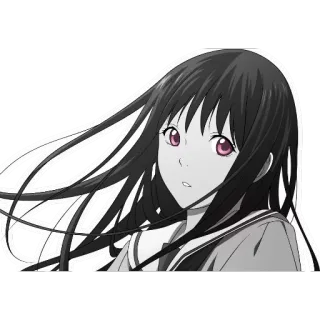 👀 d7576a09 Аниме, Девушка, Манга, Портрет, Персонаж telegram sticker