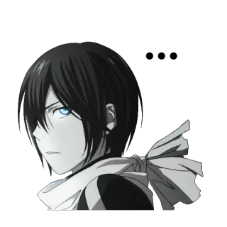 😐 eb8dcc9a Yato Noragami 애니메이션, 야토, 노라가미, 만화, 캐릭터 telegram sticker