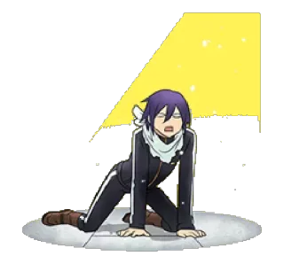 😦 00a758a2 Yato Noragami Anime, Noragami, Yato, Divertente, Personaggio, Carino whatsapp sticker