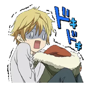 😱 c41241ea ドキドキ Anime, Manga, scioccato, preoccupato, spaventato, esclamazione whatsapp sticker