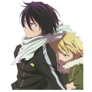 👊 502a2261 Yato Noragami Anime, Noragami, Yato, Hiyori, Sticker, Kawaii, Mignon, Manga telegram sticker