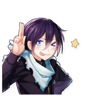Noragami by Chicleprincess telegram stickers