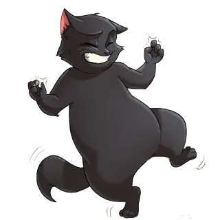 😀 00937d32 Katze, Cartoon, Tier, skurril, Figur, Illustration telegram sticker