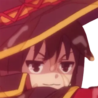 😏 2e01ceba Megumin Konosuba อนิเมะ, เมกุมิน, Konosuba, สีหน้า, ตัวละคร, สติกเกอร์ telegram sticker