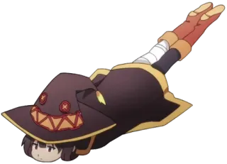 😐 95344a2f Megumin Konosuba อนิเมะ, มังงะ, จิบิ, น่ารัก, ตลก, ต่างโลก, ตลก telegram sticker