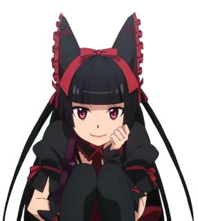 🙂 0f49a053 Anime, Carino, Ragazza, Manga, Personaggio, Kawaii telegram sticker