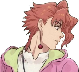 Noriaki Kakyouin (JJBA) @keiriststicks whatsapp stickers