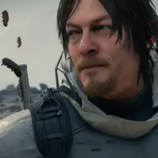 😒 6d37ae41 Sam Porter Bridges Death Stranding 데스 스트랜딩, 노만 리더스, 샘 포터 브리지스, 코지마 히데오, 비디오 게임, 캐릭터 telegram sticker