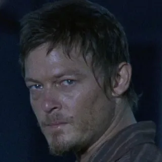 😤 9f8f72f4 Daryl Dixon The Walking Dead 노만 리더스, 워킹 데드, 데릴 딕슨, 캐릭터, 좀비, 종말 telegram sticker