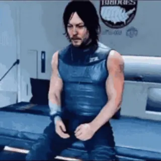 😐 e569a2ac Sam Porter Bridges Death Stranding แซม พอร์เตอร์ บริดเจส, เดธ สเตรนดิ้ง, วิดีโอเกม, นอร์แมน รีดัส, ตัวละคร, บริดเจส, ฮิเดโอะ โคจิมะ telegram sticker