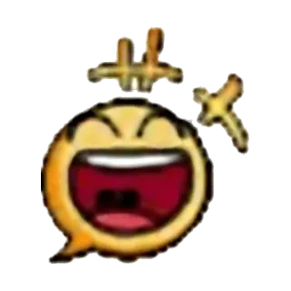 😂 0b4025c5 表情符号, 笑, 开心, 有趣 telegram sticker