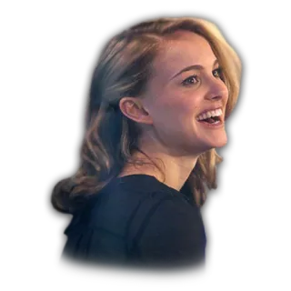 😅 8c13d8cf kobieta, uśmiechnięta, portret, blond włosy telegram sticker