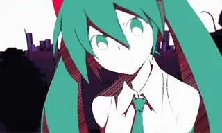 ✨ 3558883a Hatsune Miku vocaloid, アニメ, 音楽, キャラクター, J-POP, 日本 telegram sticker
