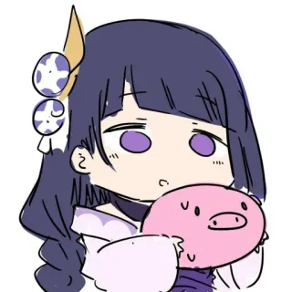 🏖 a2738970 Raiden Shogun Genshin Impact Anime, Videogioco, Carino, Raiden Shogun, Genshin Impact telegram sticker