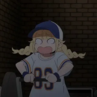 😱 a4fc1dab 89 anime, cartoon, cute, girl, number 89, jersey whatsapp sticker