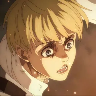 🍥 9d87f01f Armin Arlert Attack on Titan Anime, Ataque a los Titanes, Armin Arlert, Guerra, Batalla, Shonen whatsapp sticker