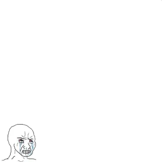 😶 4d42c37a Meme, Wojak, Chorando, Triste, Internet, Emoção whatsapp sticker