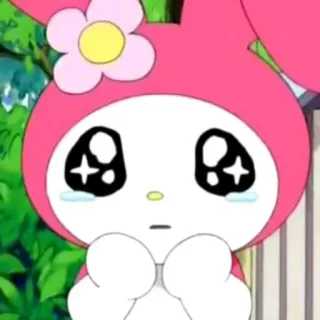 🐰 bc94e37d My Melody My Melody, Sanrio, imut, kawaii, kartun, karakter, merah muda whatsapp sticker