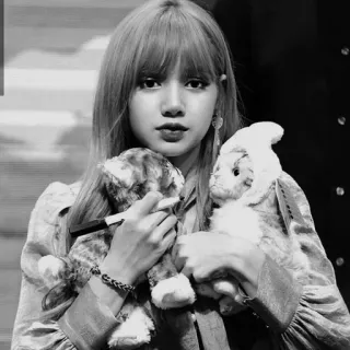 ⛲️ 00075f0d Lisa Lisa, Blackpink, K-pop, zangeres, beroemdheid, idool, poppen telegram sticker