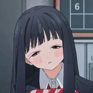 💈 3d235f1e Anime, Chica, Linda, Uniforme escolar, Manga, Japonés whatsapp sticker