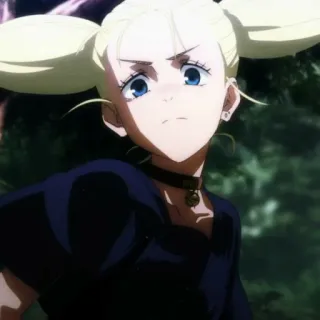 🧹 5589bdb1 Anime, Capelli biondi, Codini, Girocollo, Seria, Ragazza telegram sticker