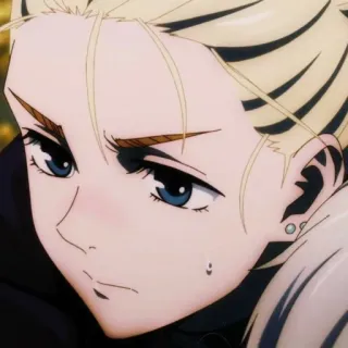 🧹 568612a1 Anime, Donna, Ritratto, Bionda, Espressione, Cartone animato telegram sticker