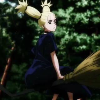 🧹 fbf8c871 Utahime Iori Jujutsu Kaisen Anime, Jujutsu Kaisen, Utahime Iori, Stregone, Strega, Scopa telegram sticker