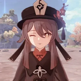 🍂 36e5a26b Hu Tao Genshin Impact Anime, Gra wideo, Postać, Genshin Impact, Hu Tao whatsapp sticker