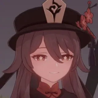 🍂 66d082b3 Hu Tao Genshin Impact Anime, Gra wideo, Waifu, Dziewczyna, Genshin whatsapp sticker