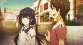 🖇 5c4aec0e Anime, Kreskówka, Para, Postacie, Romans, Słodkie, Ilustracja telegram sticker