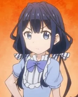 🖇 5f67c65a Anime, Dziewczyna, Kreskówka, Słodkie telegram sticker