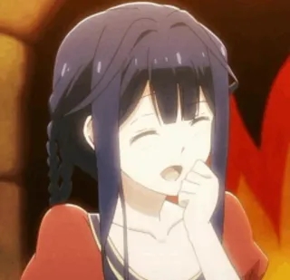 🖇 a0728a71 Anime, Postać, Uśmiech, Kobieta, Kreskówka, Dziewczyna telegram sticker