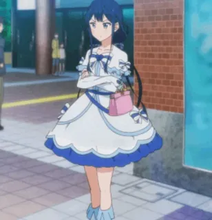 🖇 d0c19560 Anime, Dziewczyna, Słodkie, Sukienka, Kreskówka, Kobieta, Styl telegram sticker