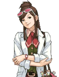 😏 e03058d8 femme, lunettes, scientifique, blouse de laboratoire whatsapp sticker