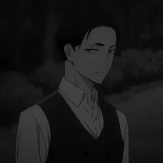 💸 b86c691e Anime, Nhân vật, Đàn ông, Áo gi-lê, Đơn sắc telegram sticker