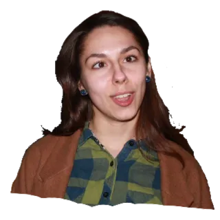 😛 f0989e83 mujer, persona, retrato, casual, femenina, primer plano telegram sticker