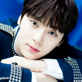 ☘ c03d9808 человек, мужчина, портрет, синий, лицо, голова telegram sticker